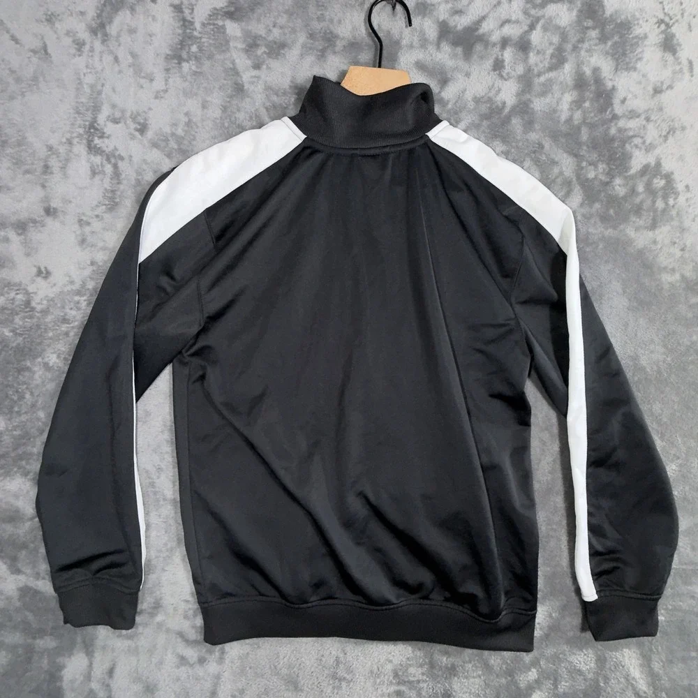 Puma Boys Track Jacket L Black White Full Zip Sportlifestyle Activewear